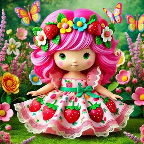 Strawberry Scented Doll | Scent Your Way | Made To Order | Home Scents | Wax
